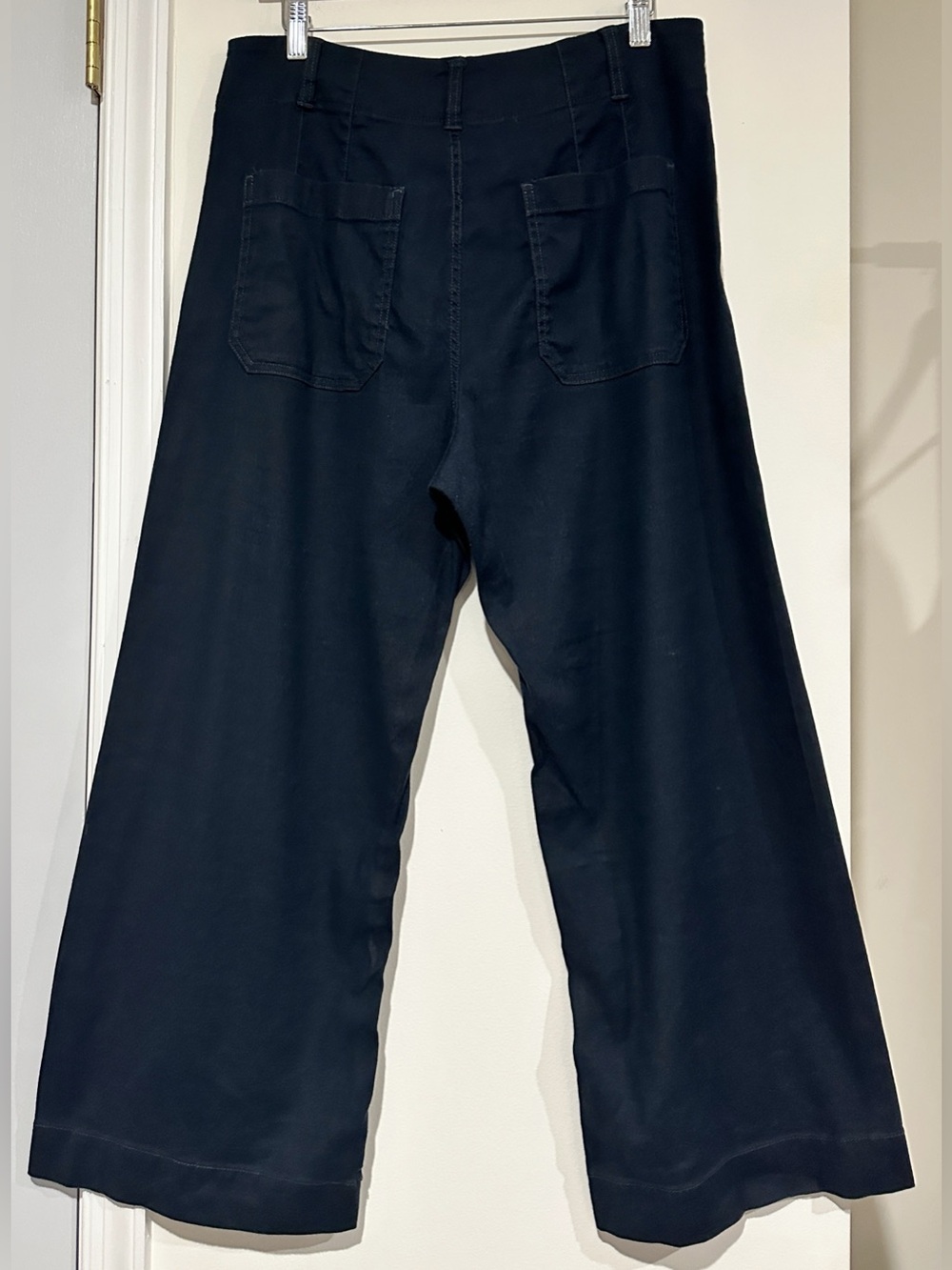 Anthropologie Maeve The Colette Linen Stretch Wide Leg Pants - Picture 4 of 10